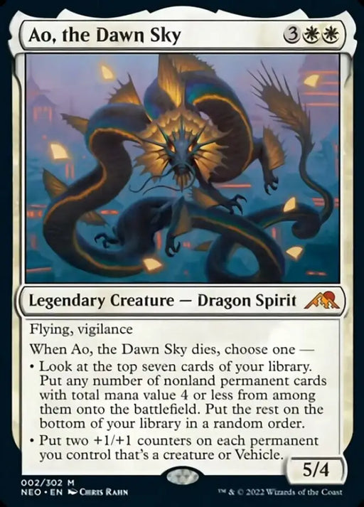 Ao the Dawn Sky [Kamigawa: Neon Dynasty] - MTG Single