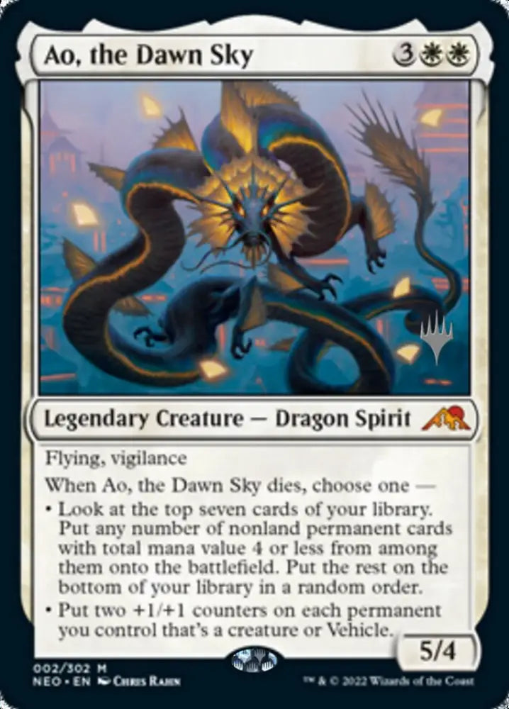 Ao the Dawn Sky (Promo Pack) [Kamigawa: Neon Dynasty Promos] - MTG Single