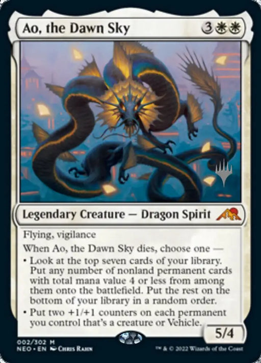 Ao the Dawn Sky (Promo Pack) [Kamigawa: Neon Dynasty Promos] - MTG Single