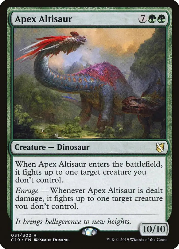Apex Altisaur [Commander 2019] - MTG Single