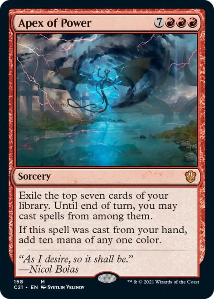 Apex of Power [Commander 2021] - MTG Single