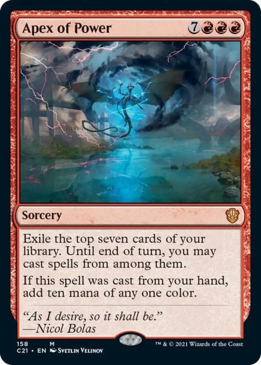 Apex of Power [Commander 2021] - MTG Single
