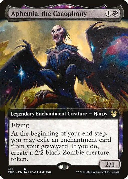 Aphemia the Cacophony (Extended Art) [Theros Beyond Death] - MTG Single