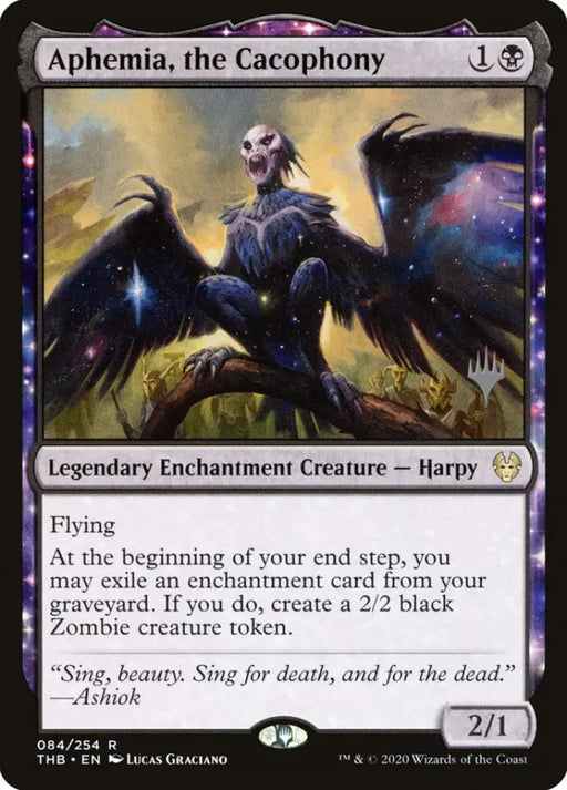 Aphemia the Cacophony (Promo Pack) [Theros Beyond Death Promos] - MTG Single