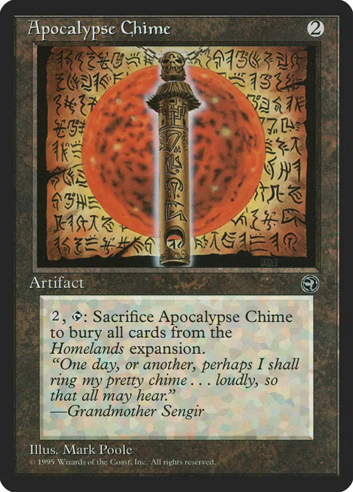 Apocalypse Chime [Homelands] - MTG Single