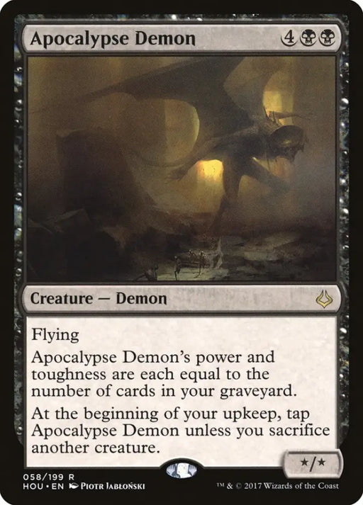 Apocalypse Demon [Hour of Devastation] - MTG Single