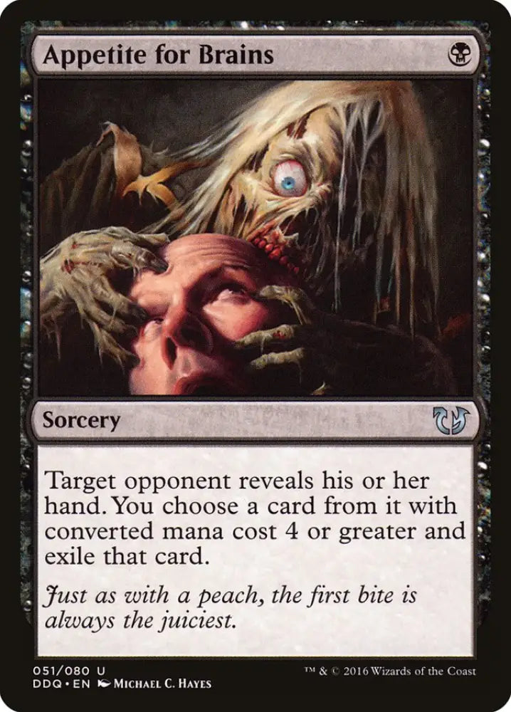 Appetite for Brains [Duel Decks: Blessed vs. Cursed] - MTG Single