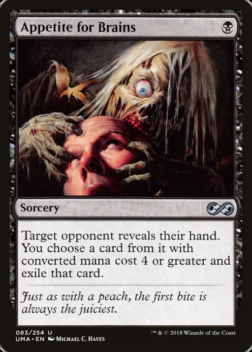 Appetite for Brains [Ultimate Masters] - MTG Single