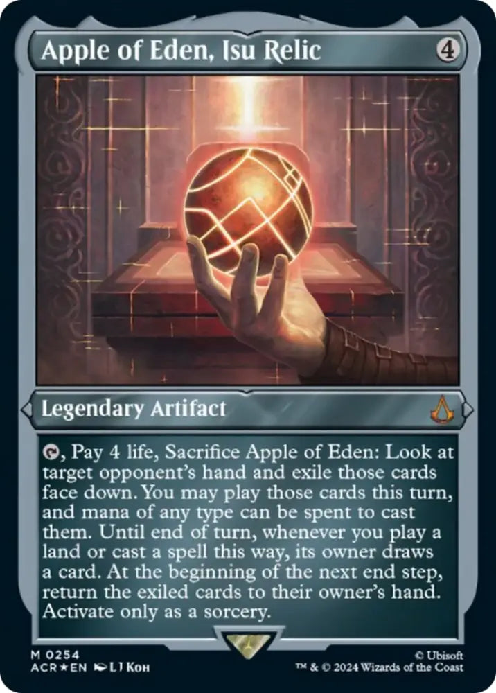 Apple of Eden Isu Relic (Foil Etched) [Assassin’s Creed] - MTG Single