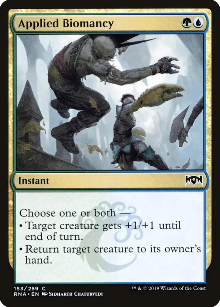 Applied Biomancy [Ravnica Allegiance] - MTG Single