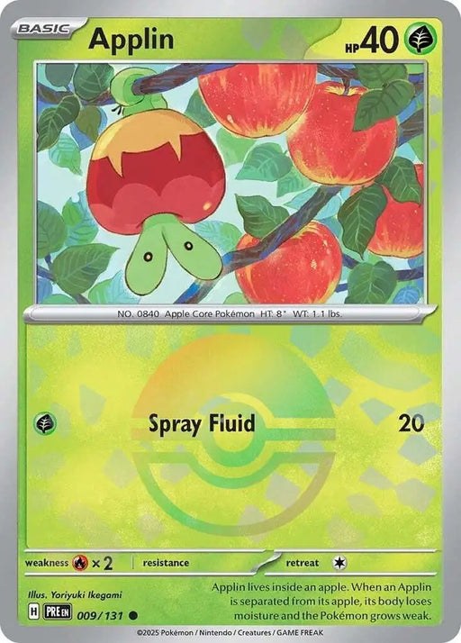 Applin (009/131) (Poke Ball Pattern) [Scarlet & Violet: Prismatic Evolutions] - Pokemon Single