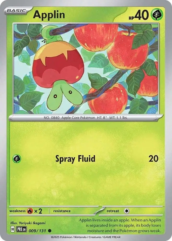 Applin (009/131) [Scarlet & Violet: Prismatic Evolutions] - Pokemon Single