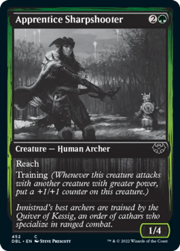 Apprentice Sharpshooter [Innistrad: Double Feature] - MTG Single