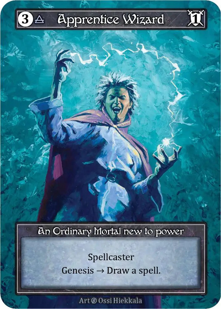 Apprentice Wizard (Foil) [Beta]