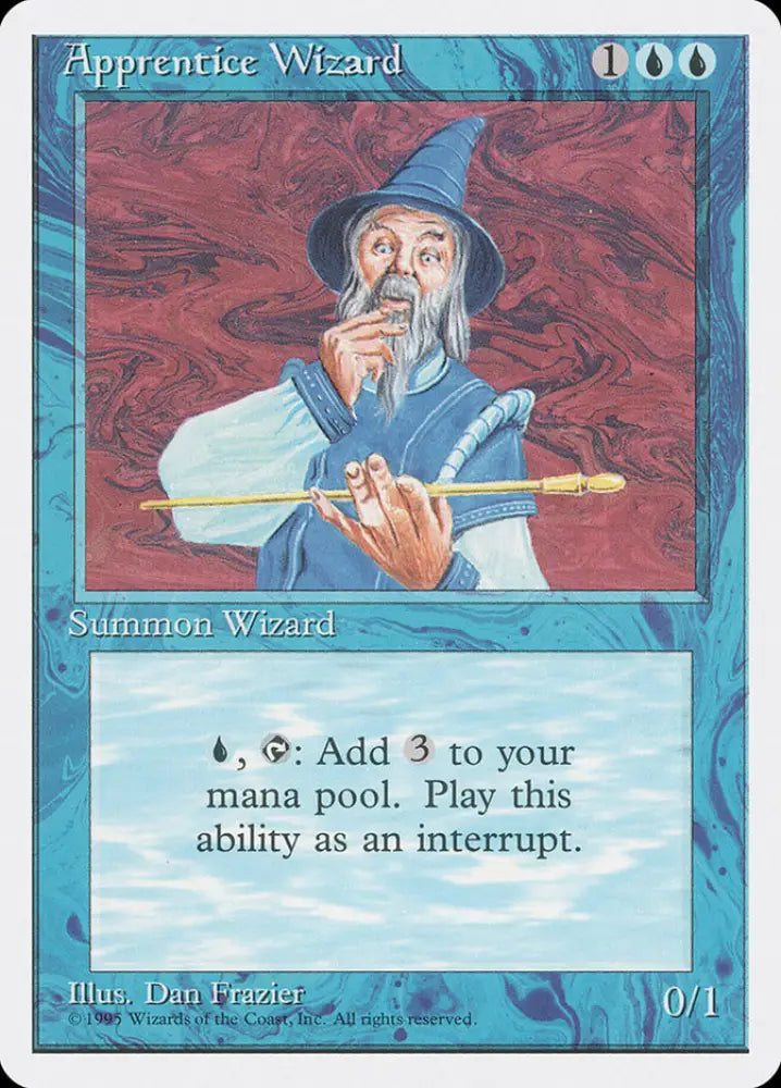 Apprentice Wizard [Fourth Edition] - MTG Single