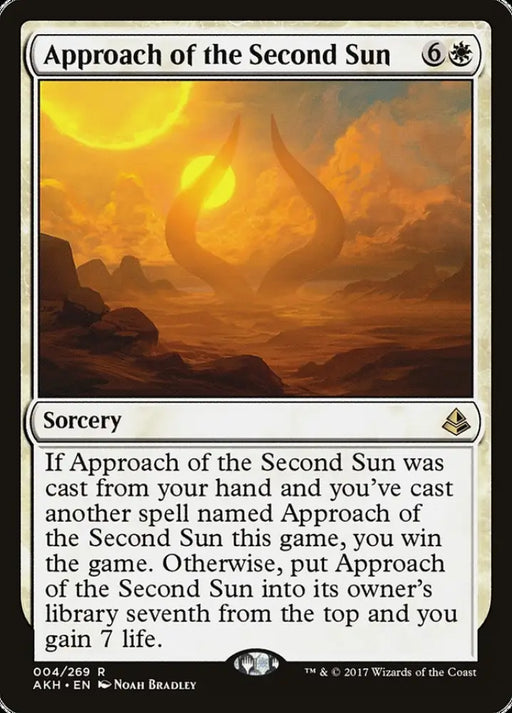 Approach of the Second Sun [Amonkhet] - MTG Single