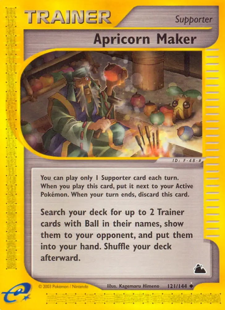Apricorn Maker (121/144) [Skyridge] - Pokemon Single