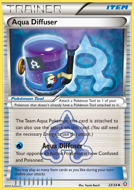 Aqua Diffuser (23/34) [XY: Double Crisis] - Pokemon Single