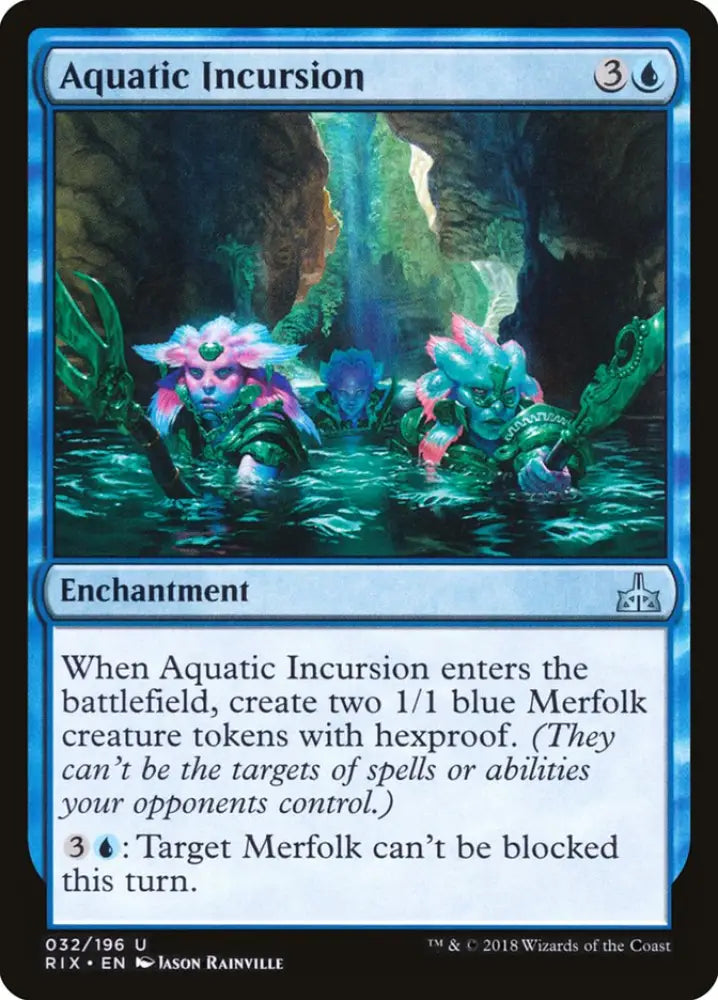 Aquatic Incursion [Rivals of Ixalan] - MTG Single