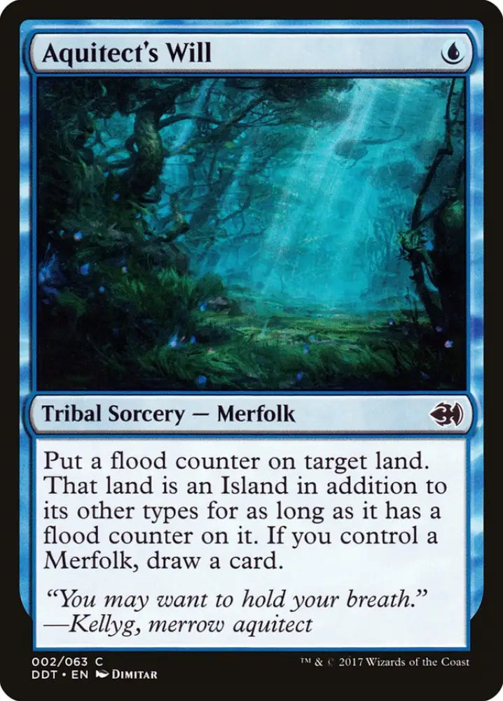 Aquitect’s Will [Duel Decks: Merfolk vs. Goblins] - MTG Single