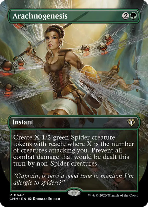 Arachnogenesis (Borderless Alternate Art) [Commander Masters] - MTG Single