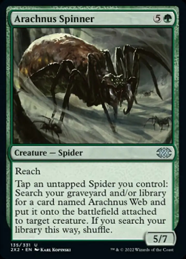 Arachnus Spinner [Double Masters 2022] - MTG Single