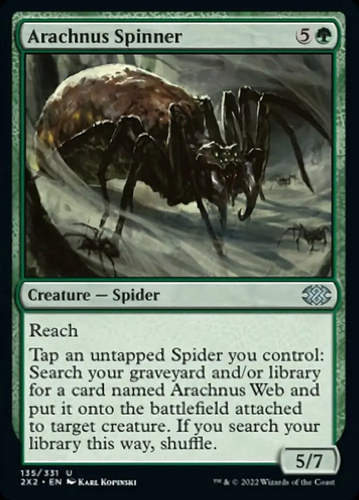 Arachnus Spinner [Double Masters 2022] - MTG Single