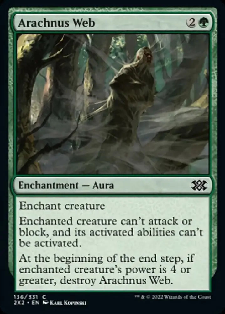 Arachnus Web [Double Masters 2022] - MTG Single