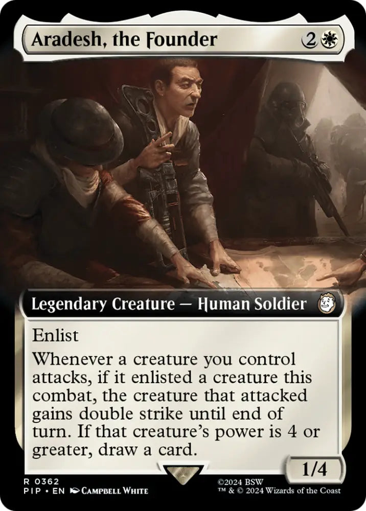 Aradesh the Founder (Extended Art) [Fallout] - MTG Single