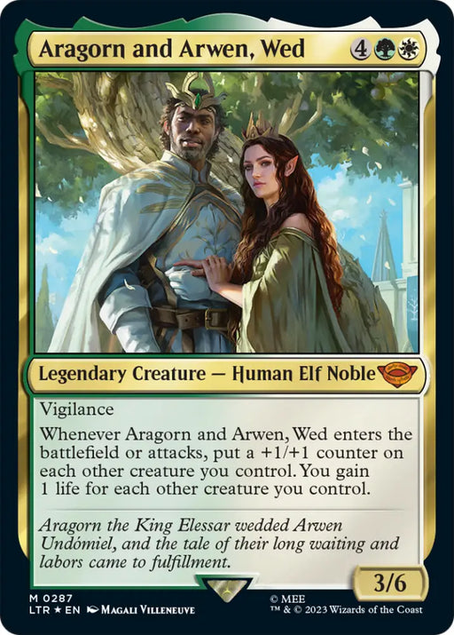 Aragorn and Arwen Wed [The Lord of the Rings: Tales of Middle-Earth] - MTG Single