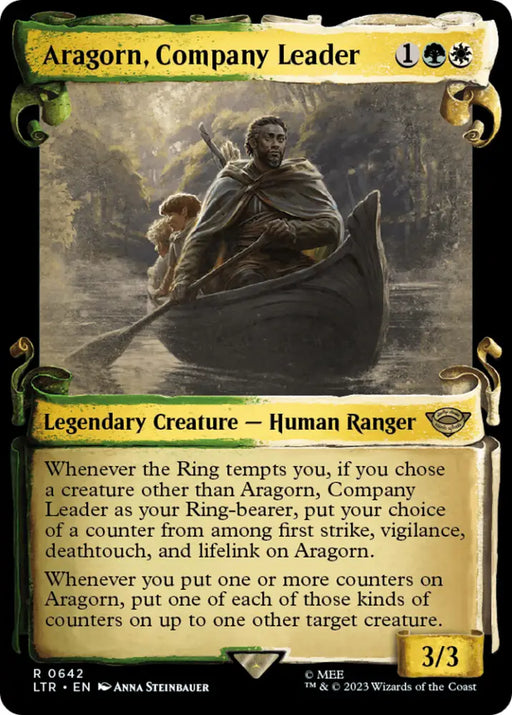 Aragorn Company Leader [The Lord of the Rings: Tales of Middle-Earth Showcase Scrolls] - MTG Single
