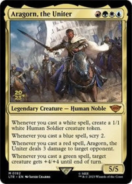 Aragorn, the Uniter (192) [Prerelease Cards]