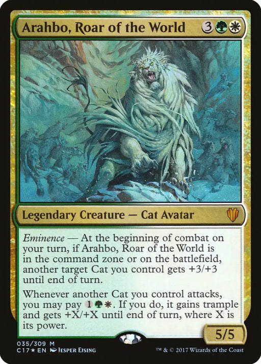 Arahbo Roar of the World [Commander 2017] - MTG Single