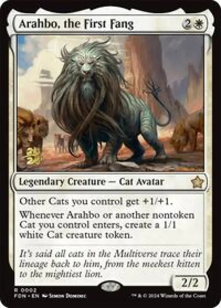Arahbo, the First Fang (2) [Prerelease Cards]