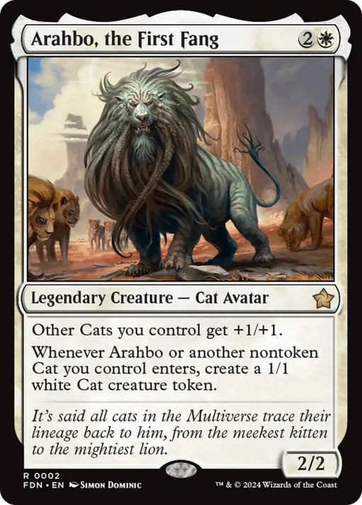 Arahbo the First Fang [Foundations] - MTG Single