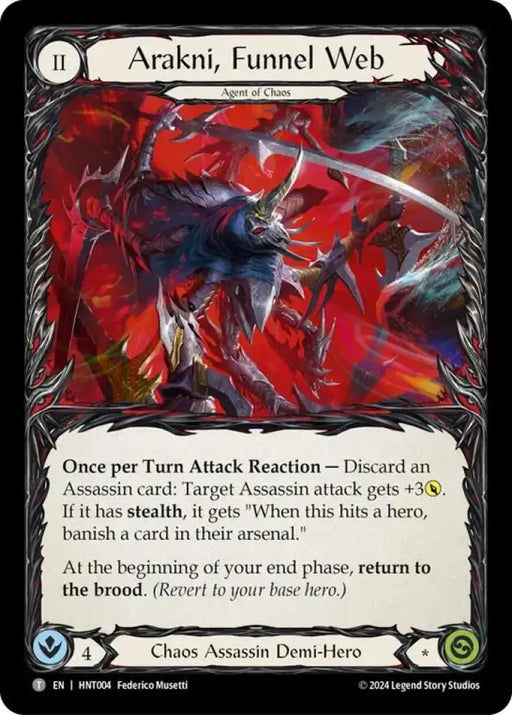 Arakni Black Widow // Arakni Funnel Web [The Hunted] - Flesh And Blood Single