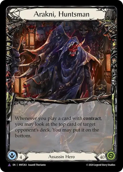 Arakni Huntsman (Marvel) [The Hunted] Cold Foil - Flesh And Blood Single
