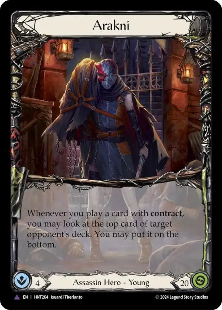 Arakni (Marvel) [The Hunted] Cold Foil - Flesh And Blood Single