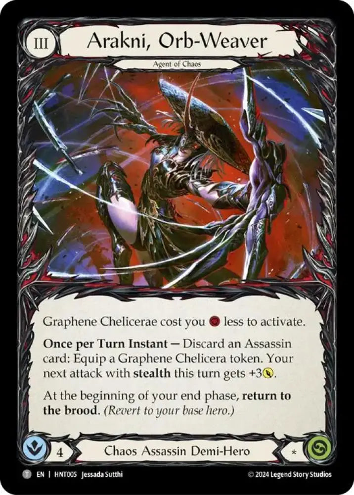 Arakni Orb-Weaver // Arakni Redback [The Hunted] - Flesh And Blood Single