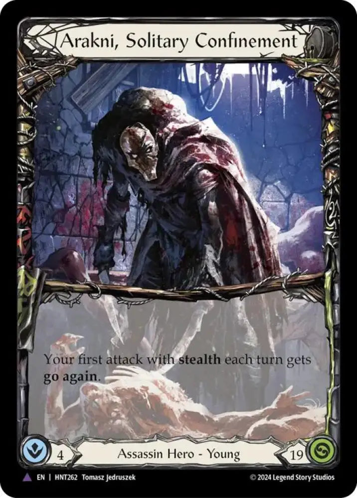 Arakni Solitary Confinement (Marvel) [The Hunted] Cold Foil - Flesh And Blood Single
