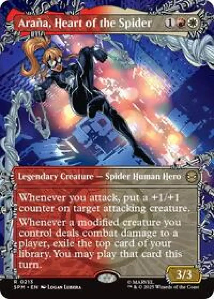 Araña, Heart of the Spider (Borderless) (213) [Marvel's Spider-Man]