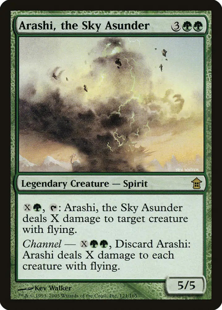 Arashi the Sky Asunder [Saviors of Kamigawa] - MTG Single