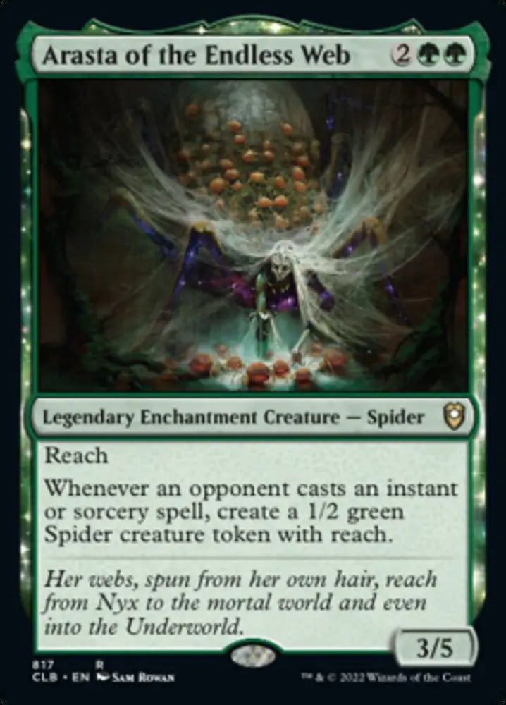 Arasta of the Endless Web [Commander Legends: Battle for Baldur’s Gate] - MTG Single