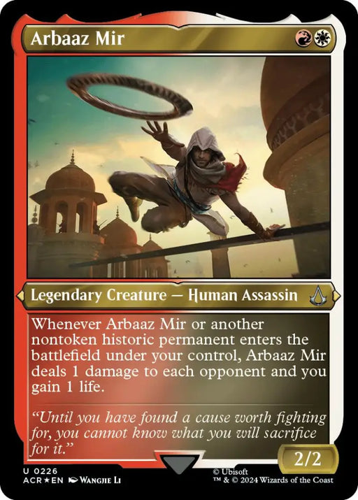 Arbaaz Mir (Foil Etched) [Assassin’s Creed] - MTG Single