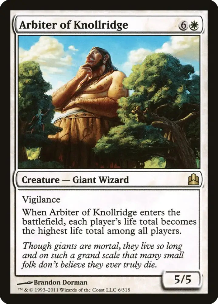 Arbiter of Knollridge [Commander 2011] - MTG Single