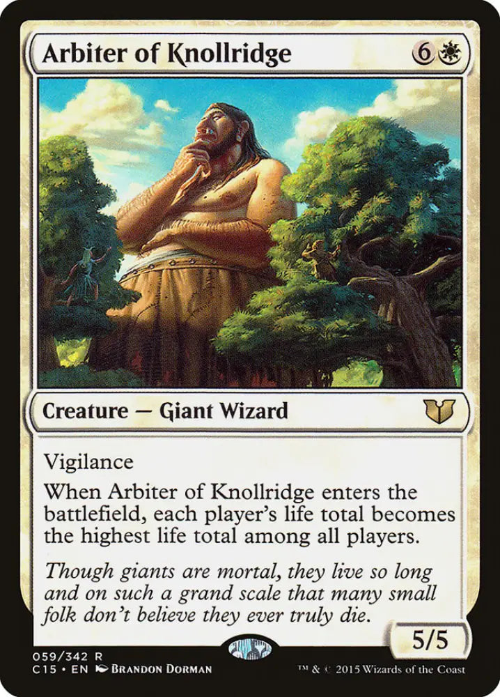Arbiter of Knollridge [Commander 2015] - MTG Single
