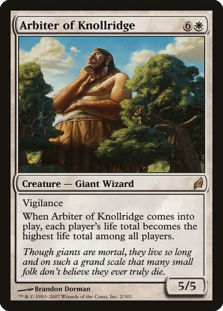 Arbiter of Knollridge [Lorwyn] - MTG Single