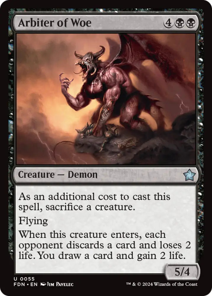 Arbiter of Woe [Foundations] - MTG Single