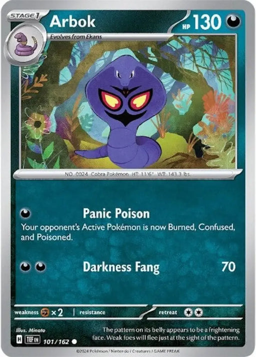 Arbok (101/162) [Scarlet & Violet: Temporal Forces] - Pokemon Single