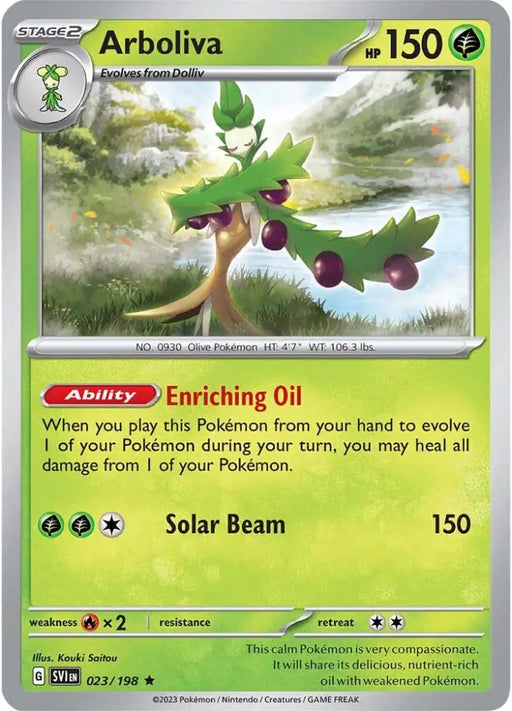 Arboliva (023/198) [Scarlet & Violet: Base Set] - Pokemon Single